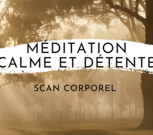 Méditation guidée calme et détente scan corporel